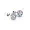 Cristal de confettis | Argent sterling .925 | Boucles d'oreilles Kikiballa